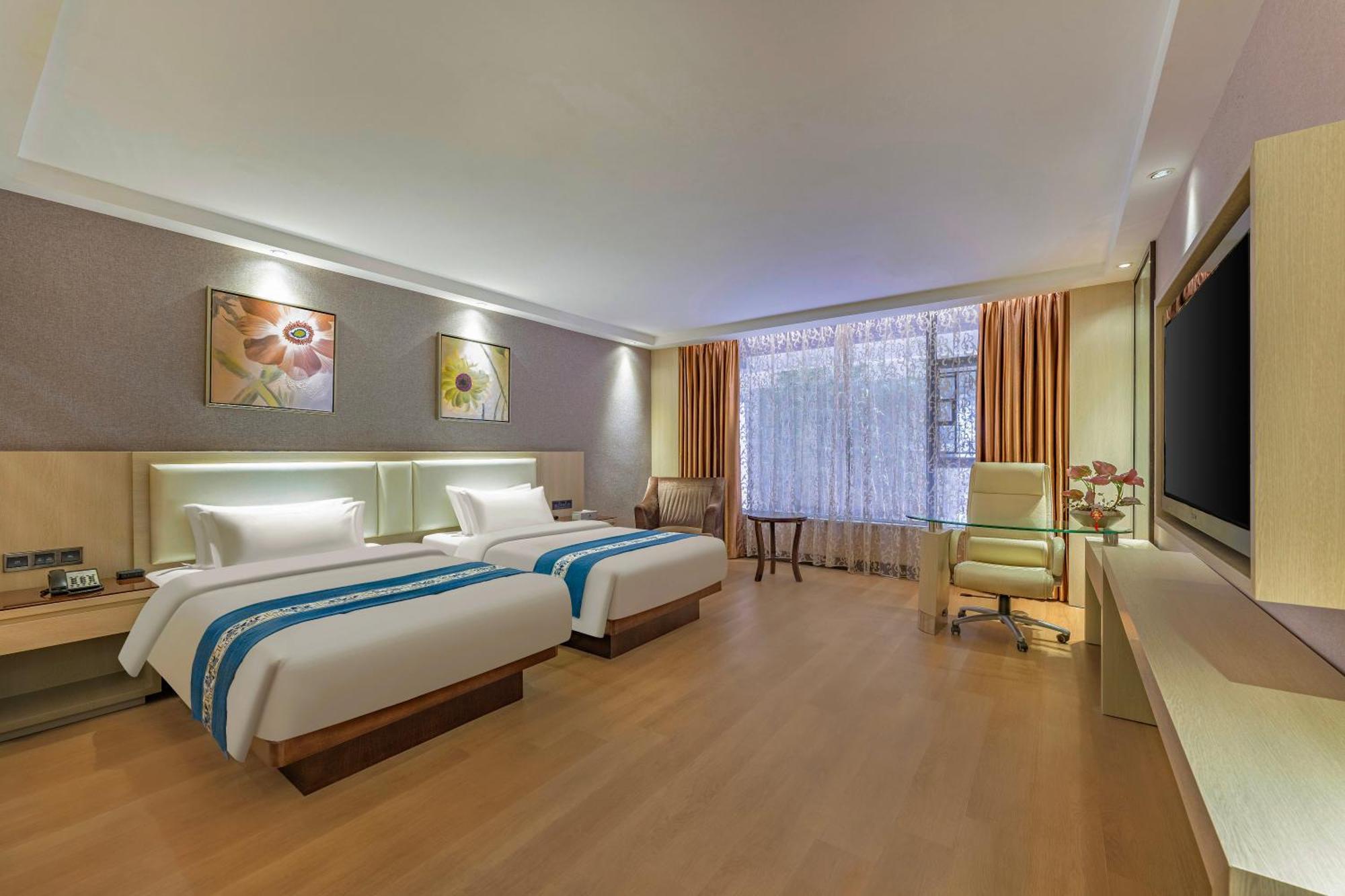 Meihao Mingyue Hotel International Finance City Keyun Road Metro Branch Гуанчжоу Екстер'єр фото